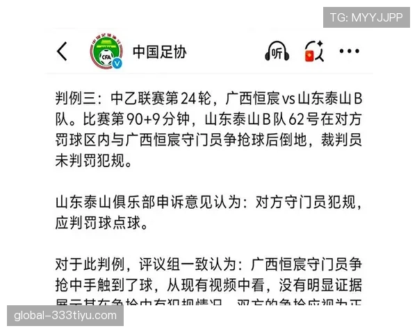 比赛申诉规则详细解析及裁判判罚复核流程说明